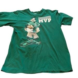 NFL- DISNEY-Goofy - Saskatchewan Roughriders MVP Pullover TShirt - Size Small